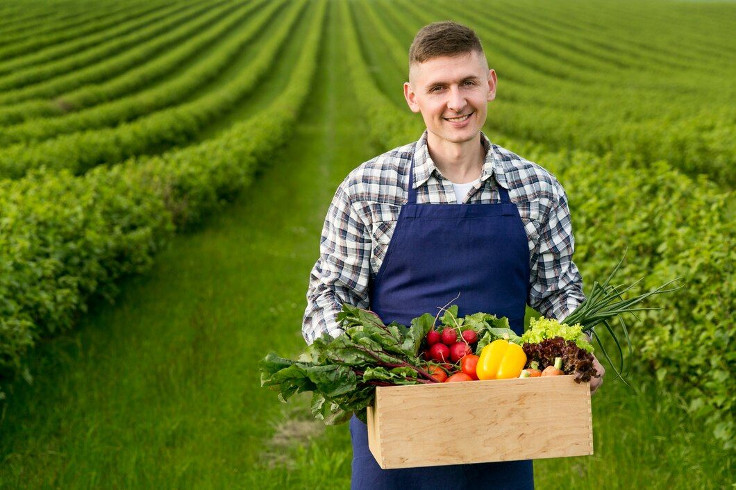 Farmer vegetables. Профессия фермер. Сельское хозяйство. Бизнес сельское хозяйство